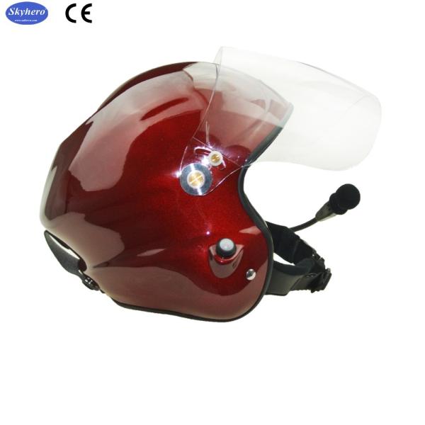 Powered paraglider helmet PPG helmet white Paramotor helmet 820g+/-50g EN966 certificated blue red black grey