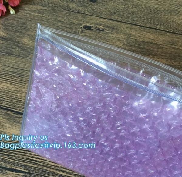 Bubble Zip lockk Bag, Low Price Poly Slider Bubble Bag, Reclosed Black Foil Bubble Zipper Bag, customized Slider bubble ba