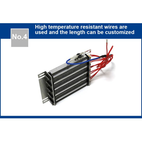 High Efficiency Energy Saving Self-Controlled Temperature PTC Air Heater for Compact Space Applications