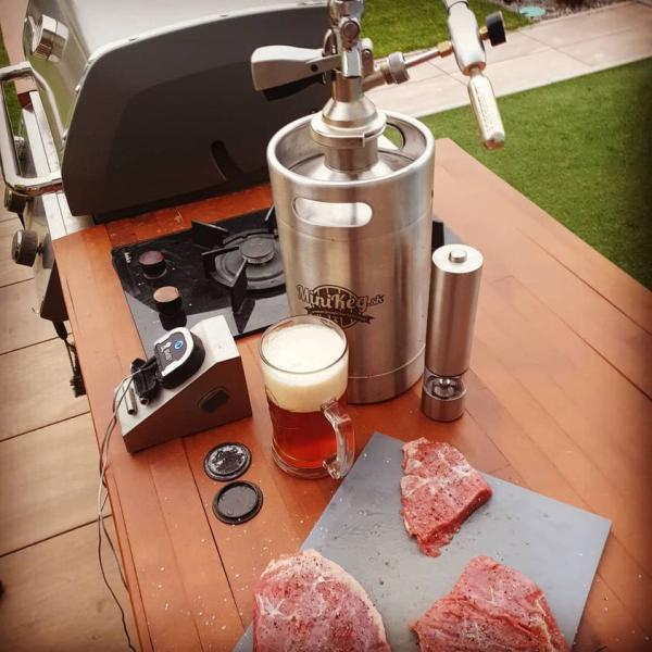 Single Wall 10L Craft Beer Mini Keg Flat Bottom Big Mouth