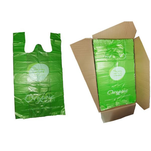 Reusable Heavy Duty Poly LDPE / HDPE T-shirt Vest Carrier Shopping Bags Singlet Grocery Check-out Bags