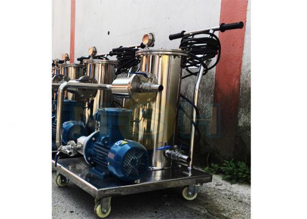 Quality Stainless Steel Portable Oil Purifier Unit For Hydraulic Oil High Efficiency for sale