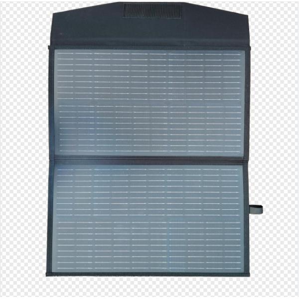 FT60 Foldable Solar Panel 60w Charger Blanket Waterproof IP65 with black