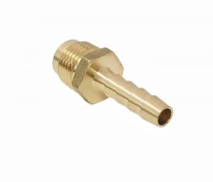 China 1/4 Male Thread X 1/4 Hose Barb Brass Pipe Fitting Non Rusting on sale