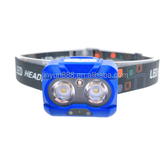 Outdoor Portable Mini ultra Bright Sensor Head Mounted Spotlight Multi Light Source Lighting Camping Light