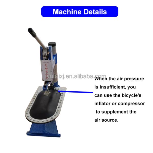 220V Small Manual Air Press Sole Attaching Machine For Precise Sole Attachment