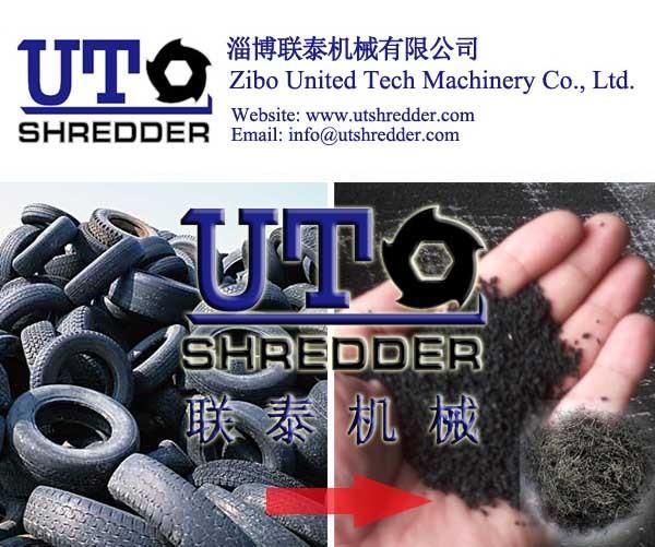 Quality good performance Tire Shredder / Waste Tire Recycling Machine / double shaft shredder / tyre shredder for sale