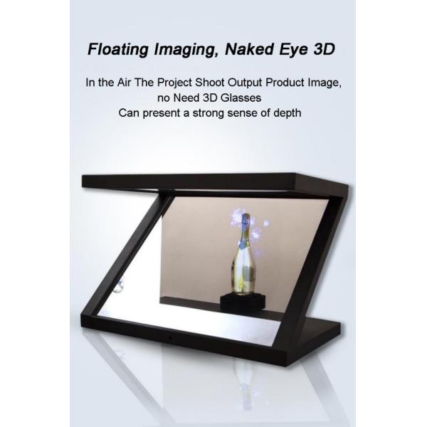 32 inch 180-Degree 3D Holographic Showcase Cabinet Manufacturer Museum-Grade Floating Projection Display Cabinet