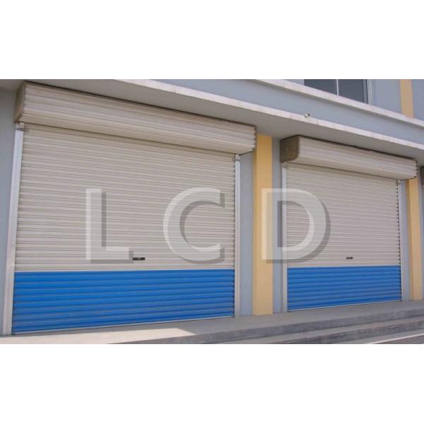 Hydraulic Cutting Shutter Door Roll Forming Machine With 12 Rollers PLC Control