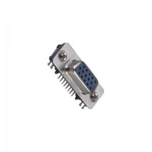 Buy cheap D SUB Connector Right Angle Type Female Short 9 PIN PBT Black or Blue product