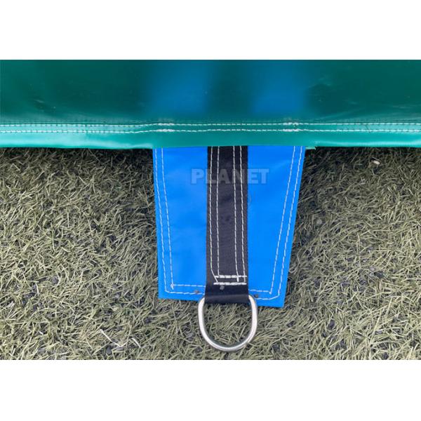 PVC Tarpaulin Puncture Proof Inflatable Water Slides With Pool