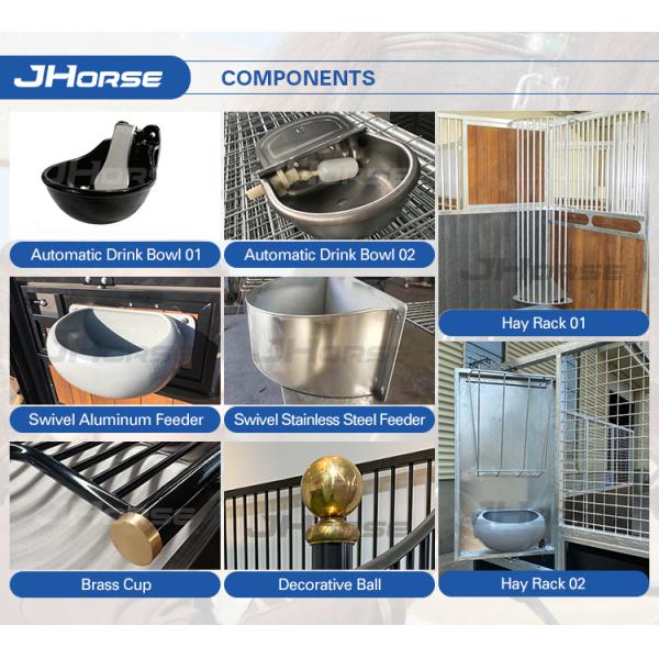 Steel Frame Bamboo Board Horse Stable