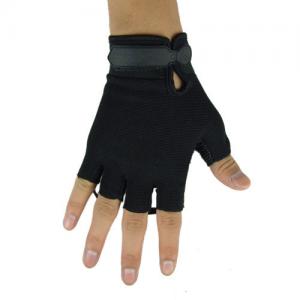 China Black Half Finger Tactical Gloves, Glove,Material Nylon Polymers And Specialty on sale