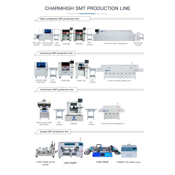 Automatic Nozzle Change Pcb Pick And Place Machine 6 Heads