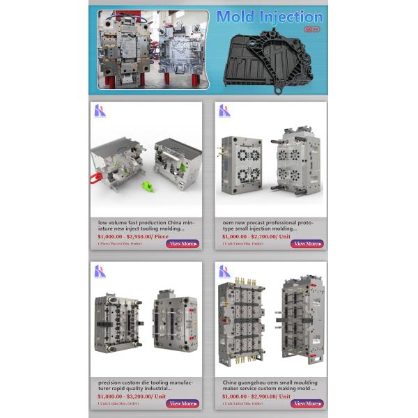 Custom White Silicon Rubberizing Injection Molding Part With Single Or Multi-Cavity