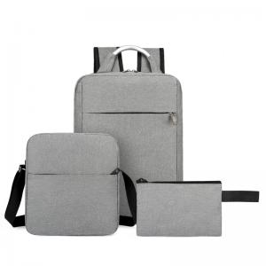 China 1.2 Inch Office Backpack Sets 3 In 1 Mens Fashion Backpacks Set With Usb Port on sale