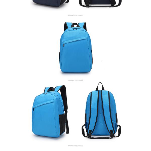 Factory wholesale custom logo solid color leisure fashion school students waterproof backpack school bag For Girls Boy Teenagers