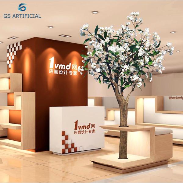 Coffee Hall Artificial Decorative Trees , Plumeria Rubra L . CV . Acutifolia Flower Tree