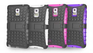 Buy cheap TPU+PC armor stand case for Samsung Galaxy Note 4, unique design, different color, OEM product
