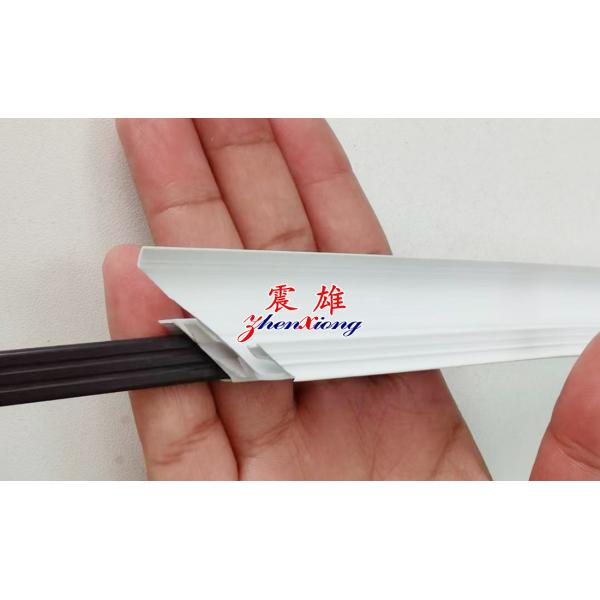 Flat / Vertical Unwinding Magnetic Strip Inserting Machine Magnetic Strip Door Gasket Machine