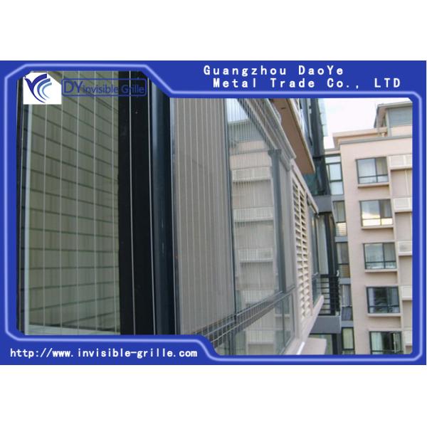 Balcony Safety Grilles Aluminium Rail Track With 10 Years Warranty