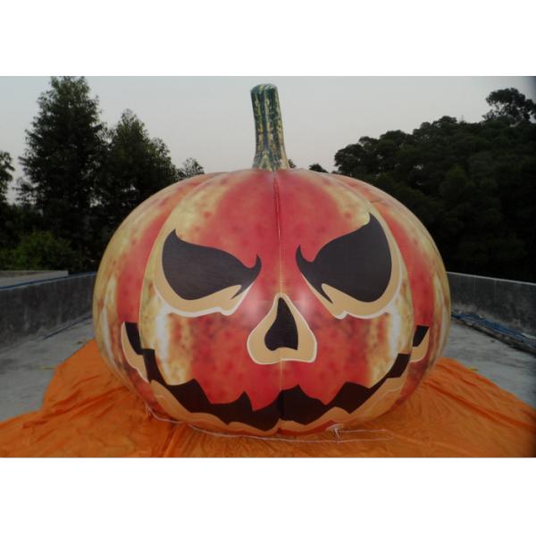Customized Halloween Inflatable Advertising Signs / Blow Up Pumpkin Decorations