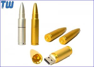 China Golden Sniper Rifle Bullet 8GB Thumb Drive Matt and Glossy Finished on sale