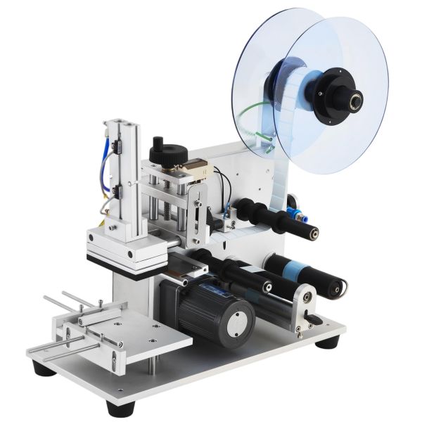 Industrial Semi Automatic Flat Labeling Machine For Pharmaceutical Box OEM
