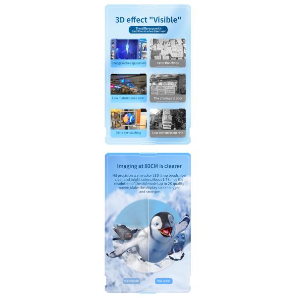3d Hologram Display 80 Cm Hologram Fan For Indoor Holographic Display