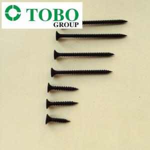 Buy cheap TOBO Black Mild 304 Stainless Steel MS Drywall Screw For Metal Stud product