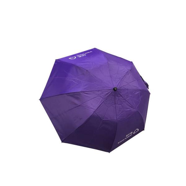 Foldable Anti UV Umbrella , Triple Fold Umbrella Super Light Manual Close Open