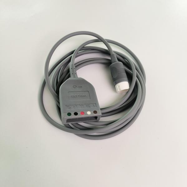 PHILIP Original Efficia 3/5 ECG Trunk Cable, AAMI/IEC. REF: 989803160641