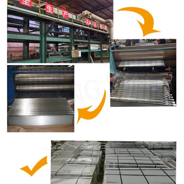 Building Construction Material Z30g Galvanized Corrugated Steel Roofing Sheet 0.13-1.0mm Thickness with 600-1500mm Width