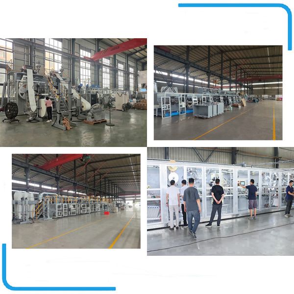 Quickly Switch Specifications Sanitay Pad Making Machine 5 Sizes Customized