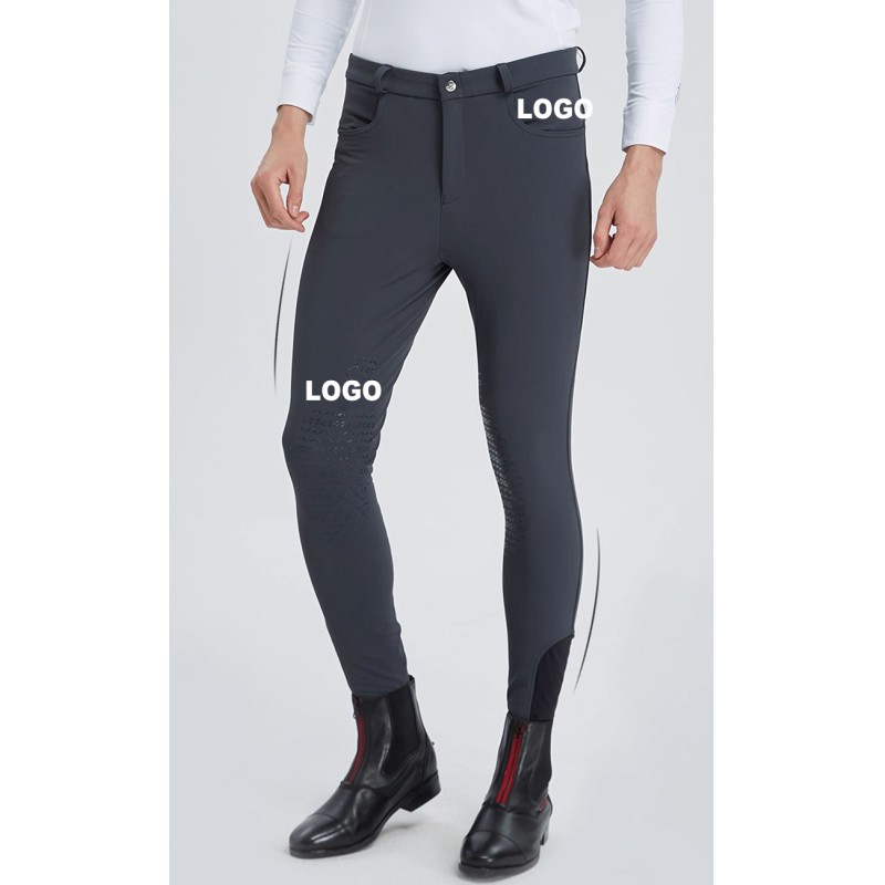 Men's Four Seasons Professional Competition Equestrian Breeches OEM Custom Riding Pants