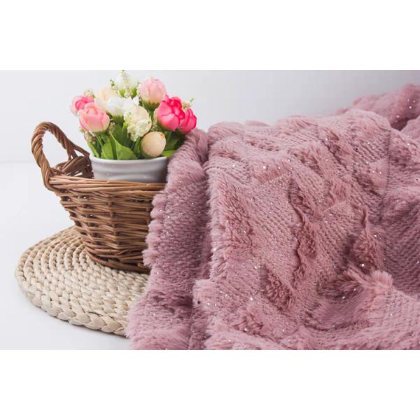 NO MOQ Customized Design Soft Solid Color Plain Velvet Double Sided Quilted Fabric