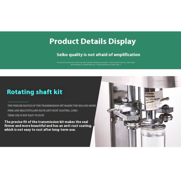 Automatic Beverage Coffee Soda canning machine Vertical Can Sealer Tin can Sealing Machine