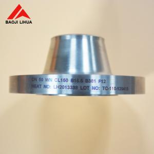 China Pure Titanium Weld Neck Flange Gr1 Gr2 ASME B16.5 Corrosion Resistant on sale