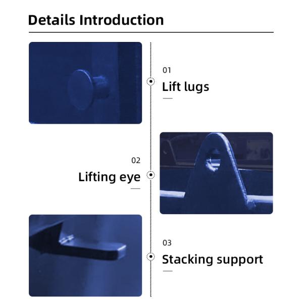 Heavy Duty Industrial Waste Containers Skip Container Garbage Waste Bin Dumpster for Customized Waste Management