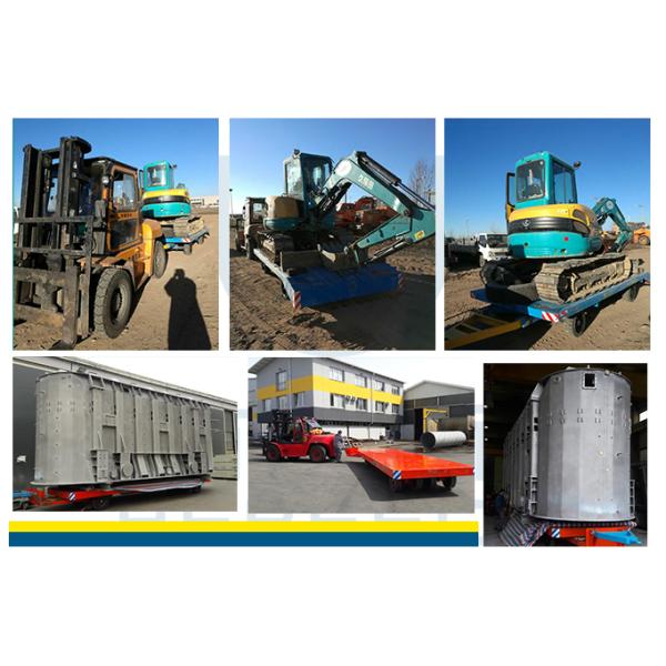 Solid Tyre Heavy Duty Plant Trailer 1 Ton - 100 Tons Large Load Capacity
