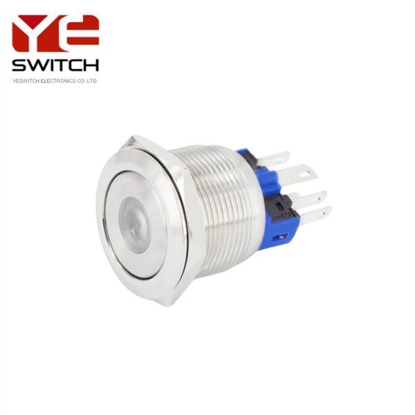 IP67 Sealed Electrical Emergency Push Button LED Stainless Steel Momentary Push Button Switch