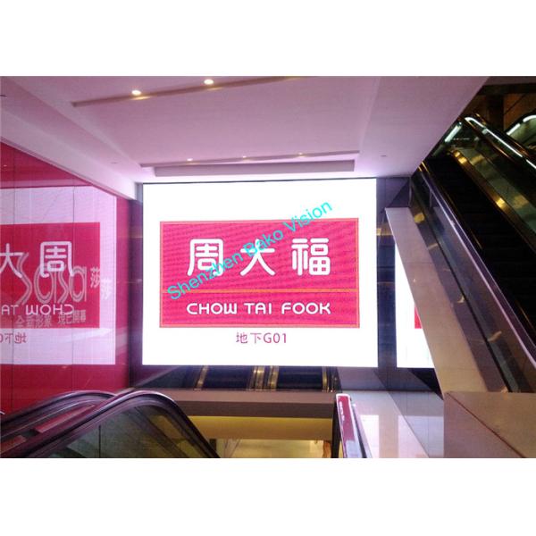 P3 P4 P5 P6 Indoor Led Fixed Screen , Led Video Wall Display High Contrast Ratio
