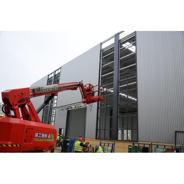 Steel Structure Prefab Poultry House Wind Resistant Pre Engineered Steel Cowshed
