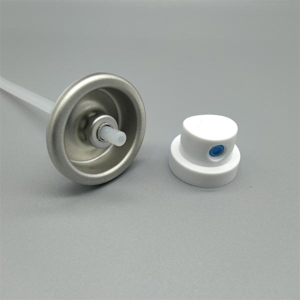 Durable One Inch Sunscreen Mist Valve with Anti-Clog Nozzle and Customizable Actuator for Fine Mist Output