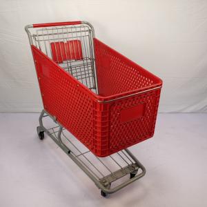 China Large Capacity 175L Plastic Shopping Carts Multiple Use Supermarket Trolley Plastic on sale
