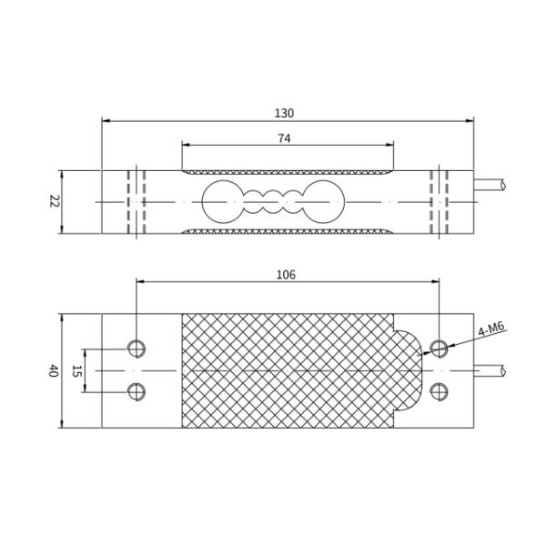 WL-115 Aluminum Alloy Single Point Load Cell, 35-50kg Capacity, for Scales & Weighing Systems