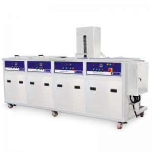 China ISO Ultrasonic Cleaning Machine , 4 tanks Ultrasonic Cleaning Services for car truck parts on sale