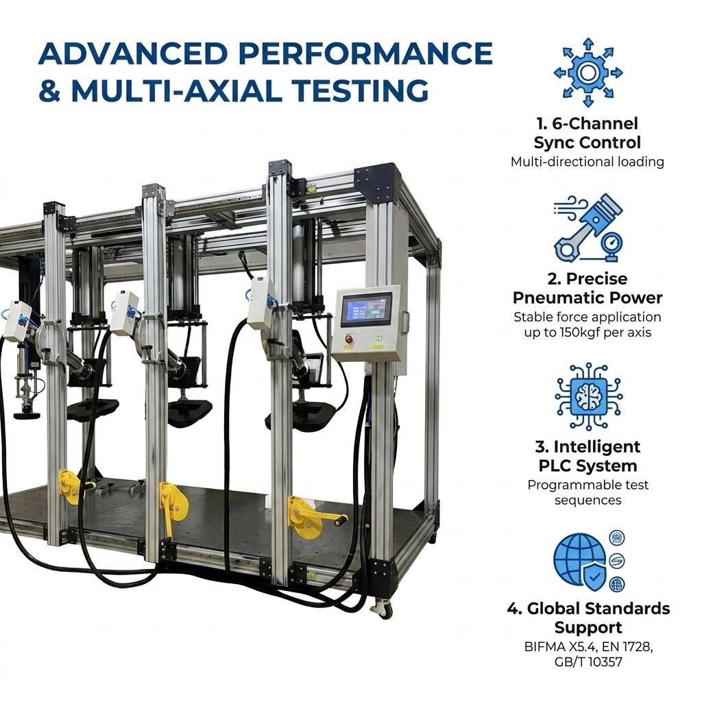 Automatic Upholstered Furniture Comprehensive Testing Machine Factory Price Sofa Endurance Tester