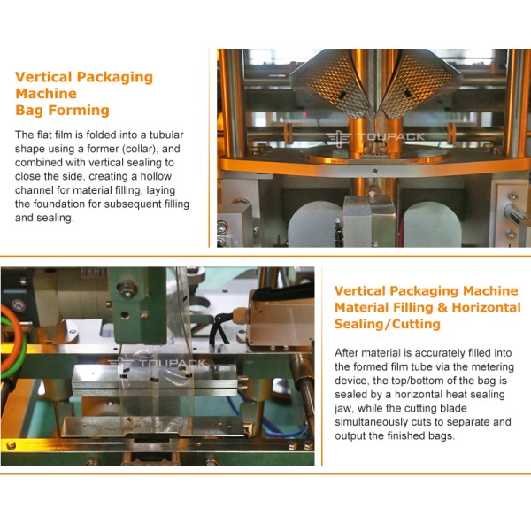 High Speed Automatic Weighing Packing Machine For Snacks Nuts Granules 5-200g With Digital Sensor 20-200 Bags/Min Food Packaging Solution