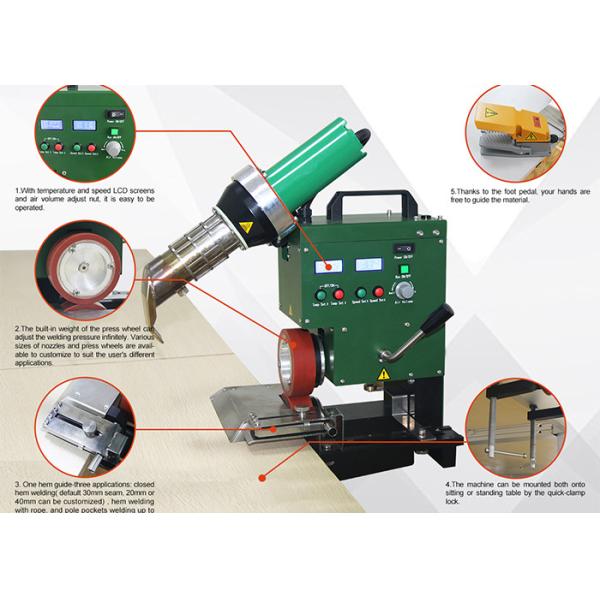 Roofing Waterproof Coiled Material 2.3kw Table Spot Welding Machine For Swimming Pool